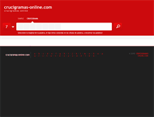 Tablet Screenshot of crucigramas-online.com